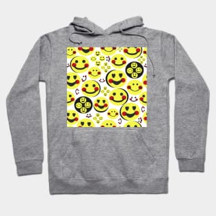 Happy faces, smiley faces emotions Hoodie